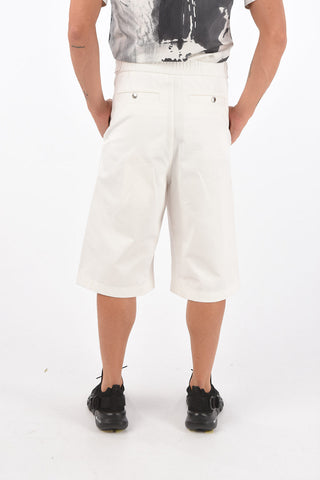 Elastic Waistband Cotton Cargo Pants