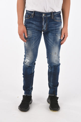 Distressed BROS SLIM FIT Denims