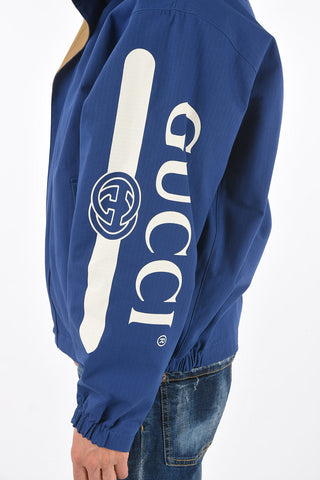 Reversible Jacket with Removable Hood