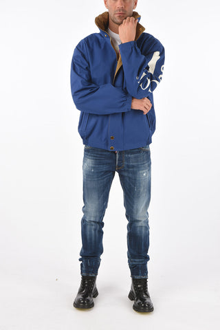 Reversible Jacket with Removable Hood