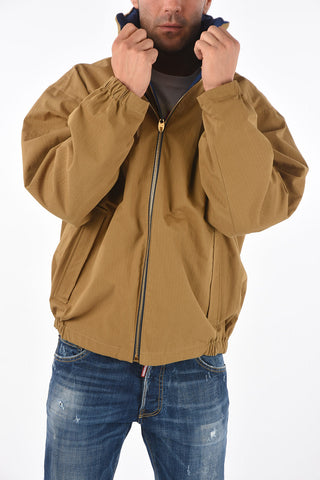 Reversible Jacket with Removable Hood