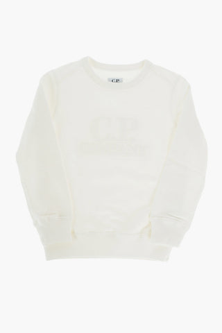 logo embroidered crew-neck sweatshirt