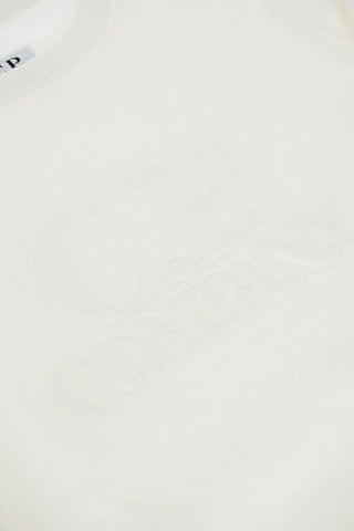 logo embroidered crew-neck sweatshirt