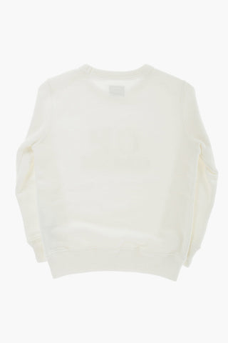 logo embroidered crew-neck sweatshirt