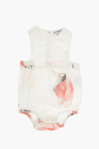EMPORIO printed body with snap buttuns on the back