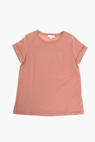 logo embroidered t-shirt