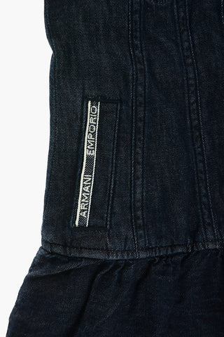 EMPORIO denim sleeveless chemisier