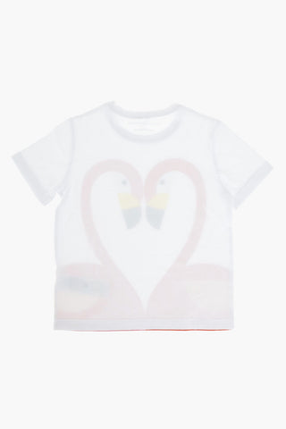 flamingos printed crew-neck t-shirt