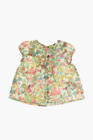 floral patterned blouse