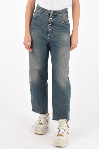 MM6 wide jeans a vita alta