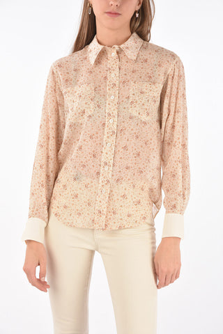 Floral Patterned Silk Saharan Shirt
