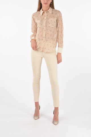 Floral Patterned Silk Saharan Shirt