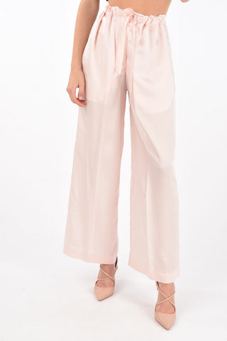 Pantaloni Palazzo PYJAMAS in Raso
