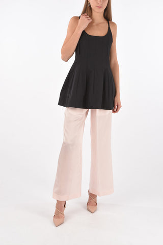 Pantaloni Palazzo PYJAMAS in Raso