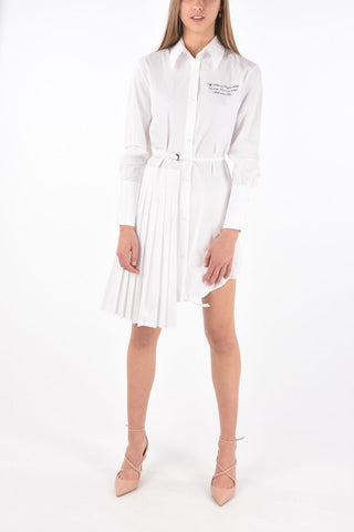 Pleated ShirtdressBOHEMIAN BLUR with Belt
