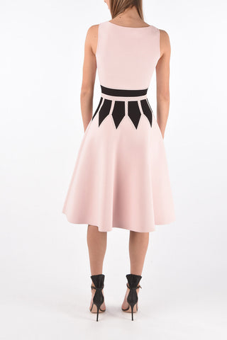 Two Tone Sweetheart Neckline Dress