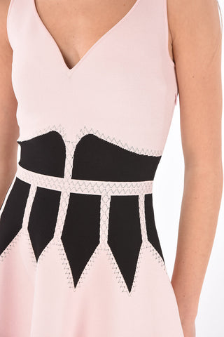 Two Tone Sweetheart Neckline Dress