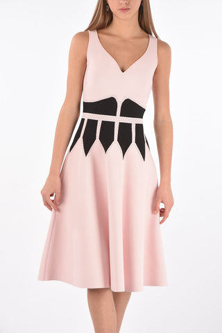 Two Tone Sweetheart Neckline Dress