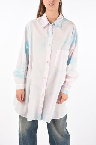 MM6 tie dye effect oversized shirt