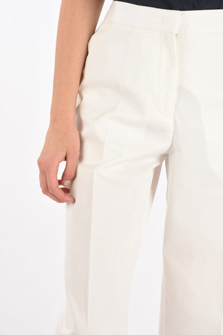 4 Pocket Silk Blend Palazzo Pants