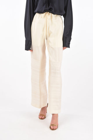 Silk STRIPED PYJAMAS Palazzo Pants