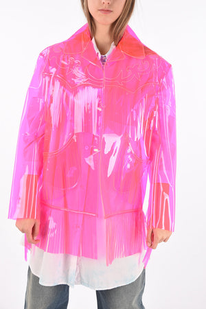 Westernjacke aus PVC mit Fransen