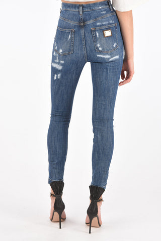 GRACE Jeans 5 Tasche SKINNY FIT Distressed