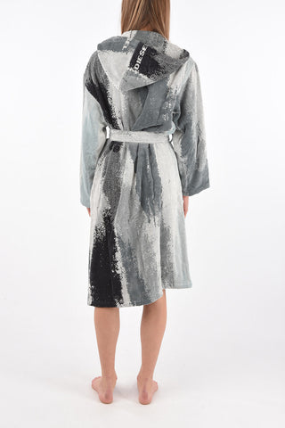 HOME LINEN hooded WASHED COLOR bathrobe