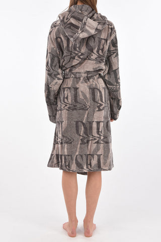 HOME LINEN hooded NEW LIQUID LOGO bathrobe