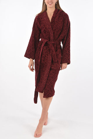 HOME LINEN hooded 3DLOGO bathrobe