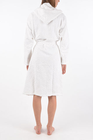 HOME LINEN hooded 3DLOGO bathrobe
