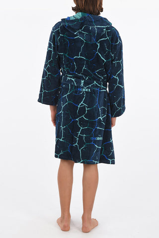 HOME LINEN hooded NEW CRACKLE' bathrobe