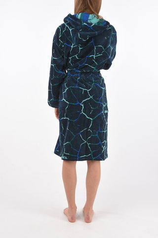 HOME LINEN hooded NEW CRACKLE' bathrobe