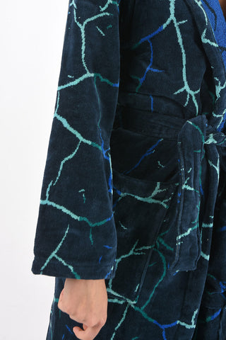 HOME LINEN hooded NEW CRACKLE' bathrobe