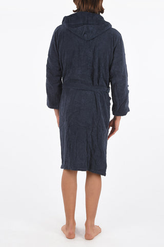 HOME LINEN hooded SPORT LOGO bathrobe