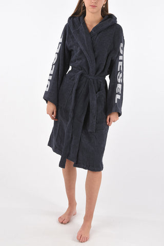 HOME LINEN hooded SPORT LOGO bathrobe