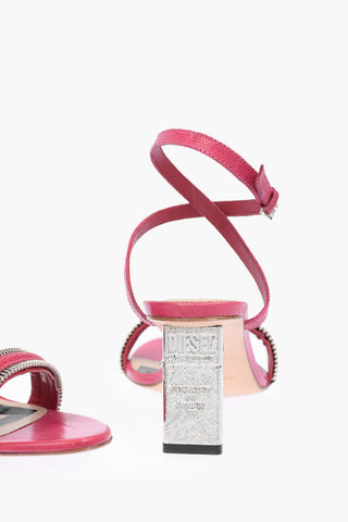 Sandali ankle-strap SA-LEZIPPO PL in pelle 8cm