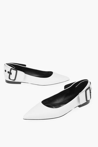 Ballerine D-MOMY BAT in pelle Point toe