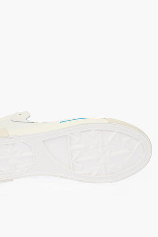 leather and fabric S-DESE MG MID high top sneakers