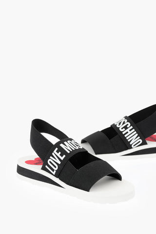 LOVE Slip-on Sandals with Logo
