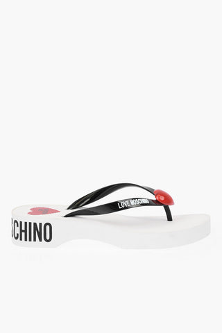 LOVE Pvc Thong Sandals EVA with Logo Print