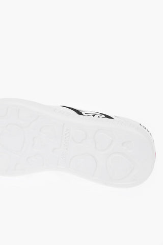LOVE Leather Sneakers GOMMA40 with Logoed Bands
