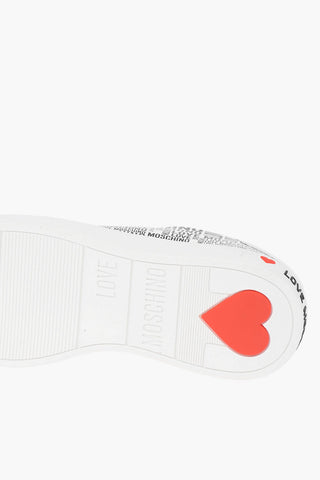LOVE Sneakers basse in Pelle con Logo