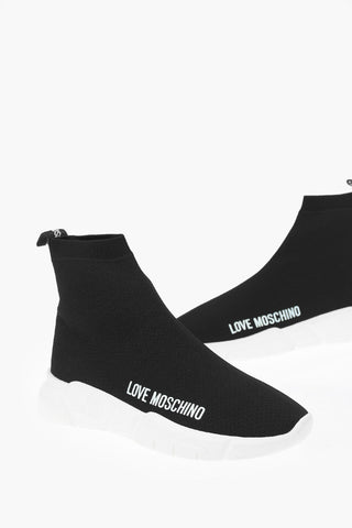LOVE Sock High-top Sneakers GOMMA35 with Logo