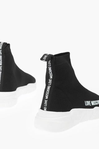 LOVE Sock High-top Sneakers GOMMA35 with Logo