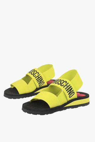 LOVE Sandali Slip-on Fluo Con Logo