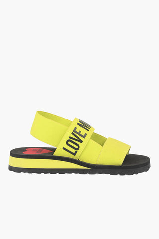 LOVE Sandali Slip-on Fluo Con Logo