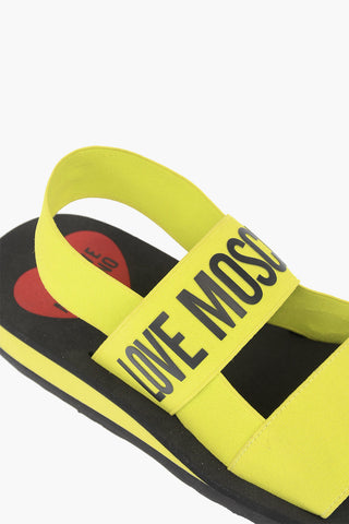 LOVE Sandali Slip-on Fluo Con Logo