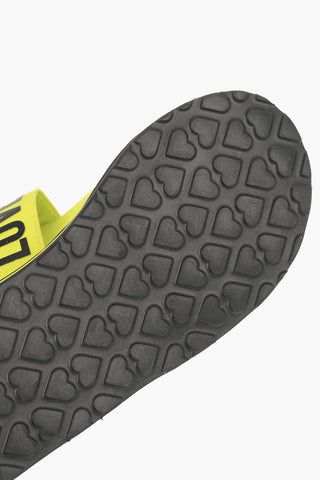 LOVE Sandali Slip-on Fluo Con Logo
