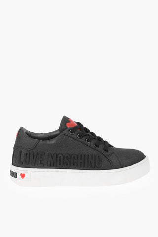 LOVE Glittery Low top Sneakers with Logo